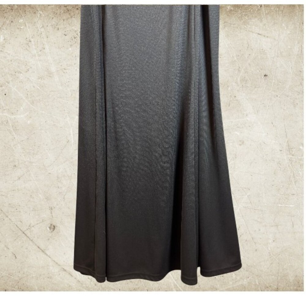 Vintage Joseph Ribkoff Formal Gown Women's 16 Black Snakeskin Panel Made in Cana - Picture 2 of 10